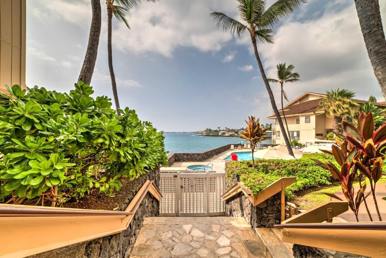 Oceanfront Kailua-Kona Townhome With Pool And Views! Exterior photo