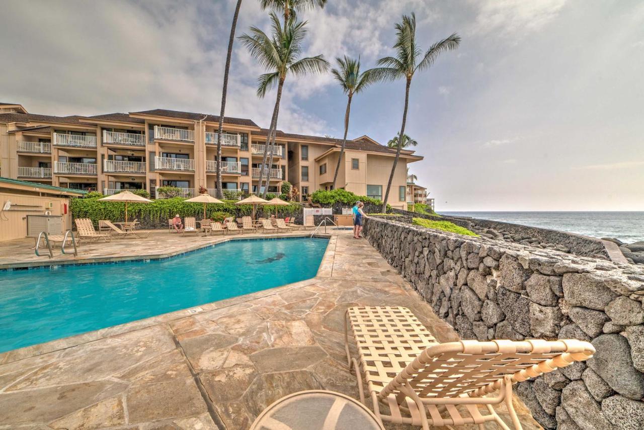 Oceanfront Kailua-Kona Townhome With Pool And Views! Exterior photo